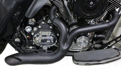 FXD 2:1 Lake Side Pipe Exhaust Black