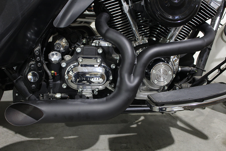 FXD 2:1 Lake Side Pipe Exhaust Black