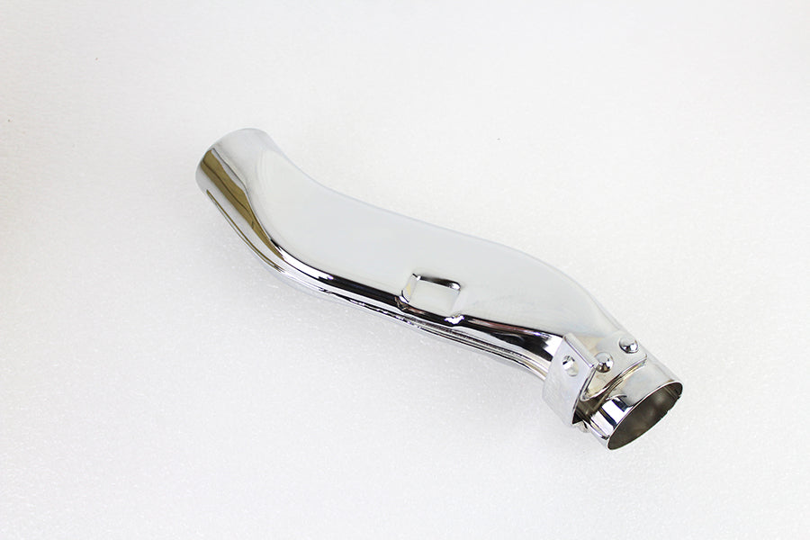 Flat Squash" Pipe with Tab Chrome
