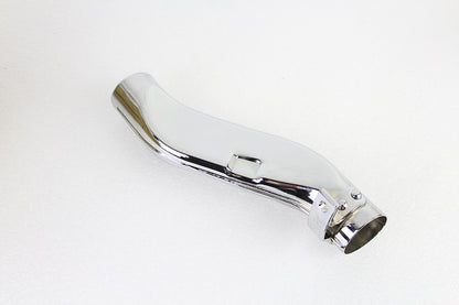 Flat Squash" Pipe with Tab Chrome