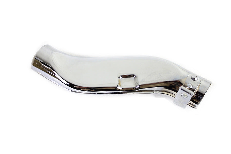 Flat Squash" Pipe with Tab Chrome