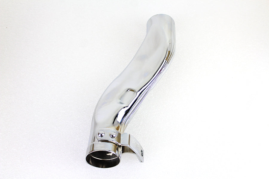 Flat Squash" Pipe with Tab Chrome