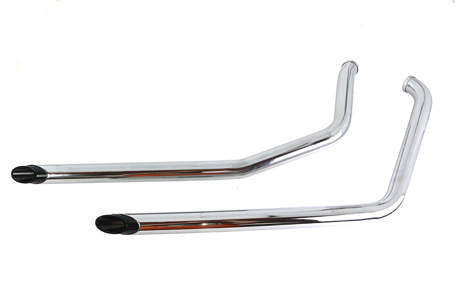 Factory Sample Exhaust Drag Pipe Set with Short Black Slash