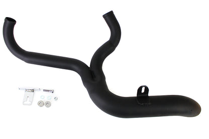 FXD 2:1 Lake Side Pipe Exhaust Black