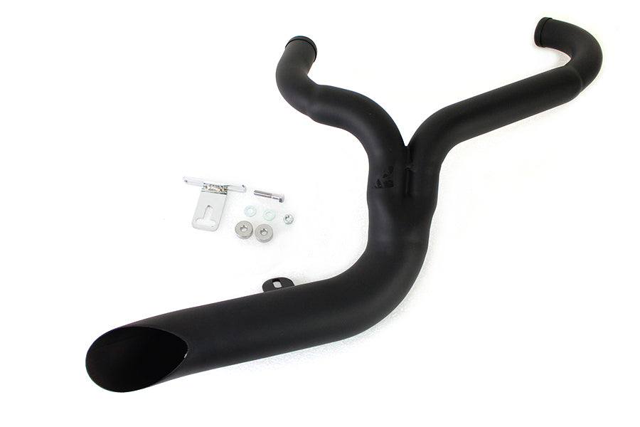FXD 2:1 Lake Side Pipe Exhaust Black