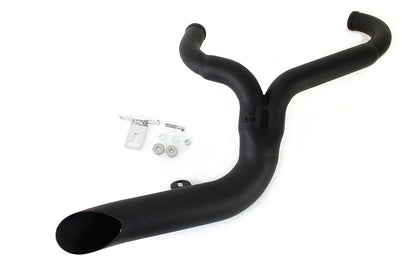 FXD 2:1 Lake Side Pipe Exhaust Black