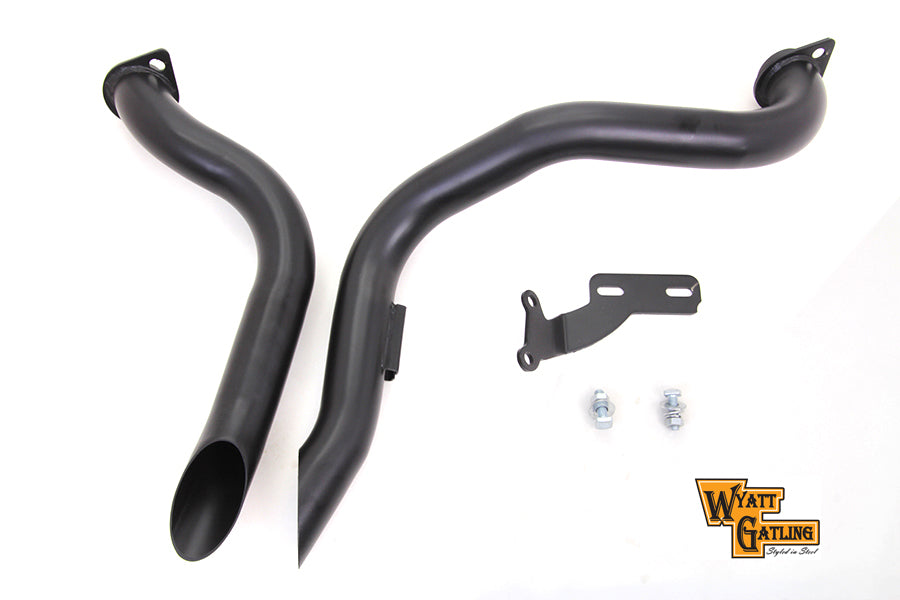Factory Sample Wyatt Gatling Down Draft Drag Pipes Black