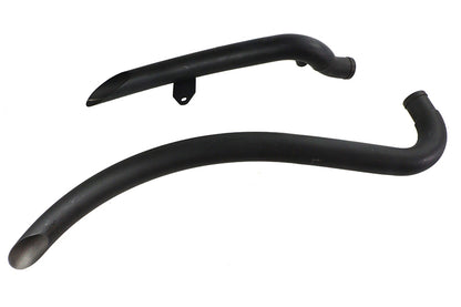 Factory Sample Curved Radius Exhaust Header Set Black