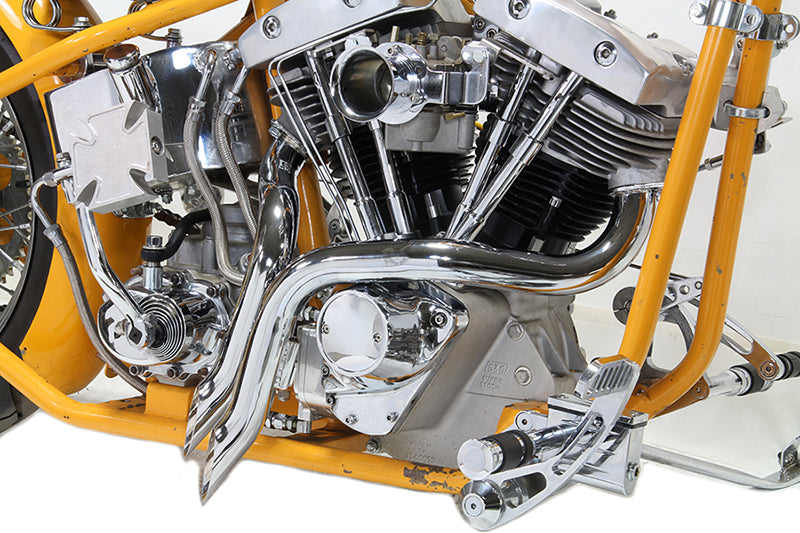 Chrome Wyatt Gatling Down Draft Drag Pipes