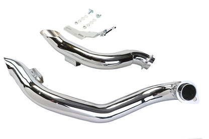 Chrome Wyatt Gatling Down Draft Drag Pipes