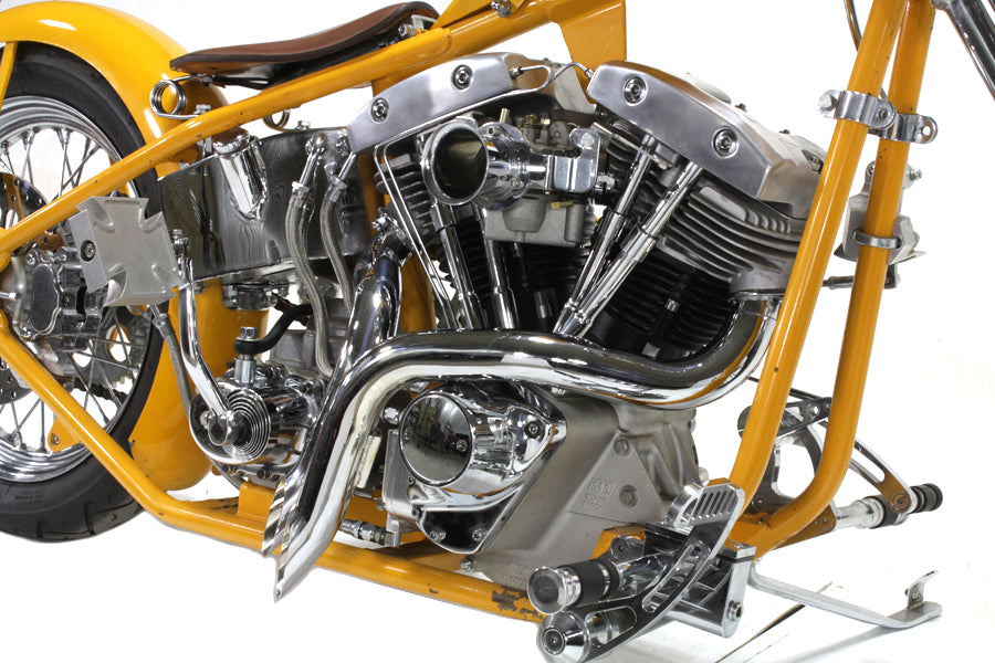 Chrome Wyatt Gatling Down Draft Drag Pipes