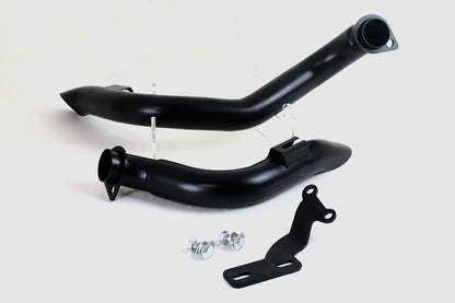 Black Wyatt Gatling Down Draft Drag Pipes