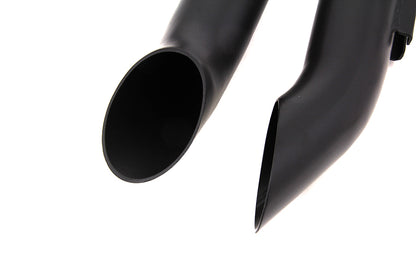 Black Wyatt Gatling Down Draft Drag Pipes