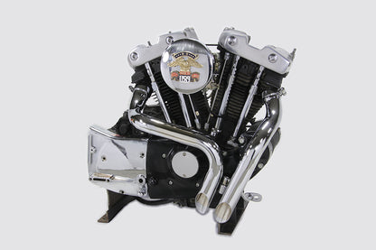 Ironhead LAF Exhaust Header Set Chrome