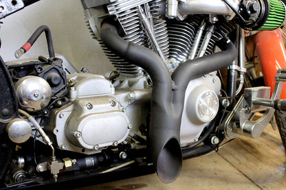 Wyatt Gatling Y" Exhaust Pipe Header Black