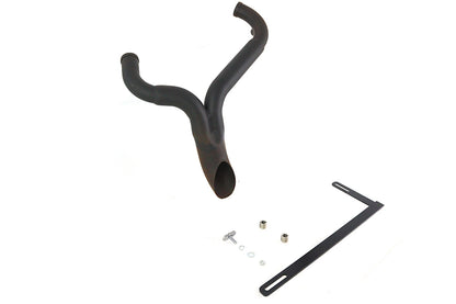Wyatt Gatling Y" Exhaust Pipe Header Black