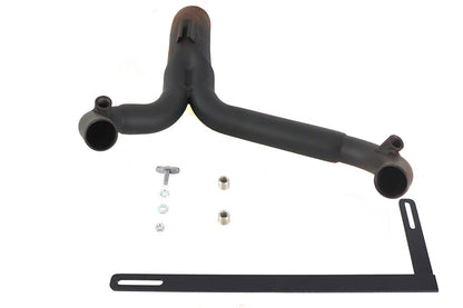 Wyatt Gatling Y" Exhaust Pipe Header Black