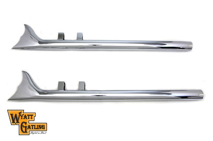 Wyatt Gatling 32 Scalloped Fishtail Set Chrome