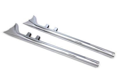 Wyatt Gatling 32 Scalloped Fishtail Set Chrome