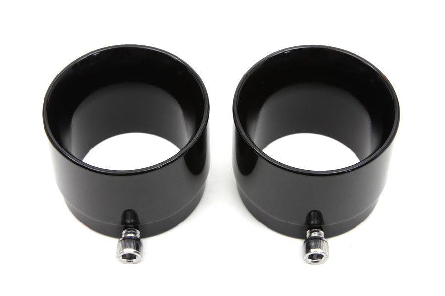 Black Tips for Straight Pipe Exhausts