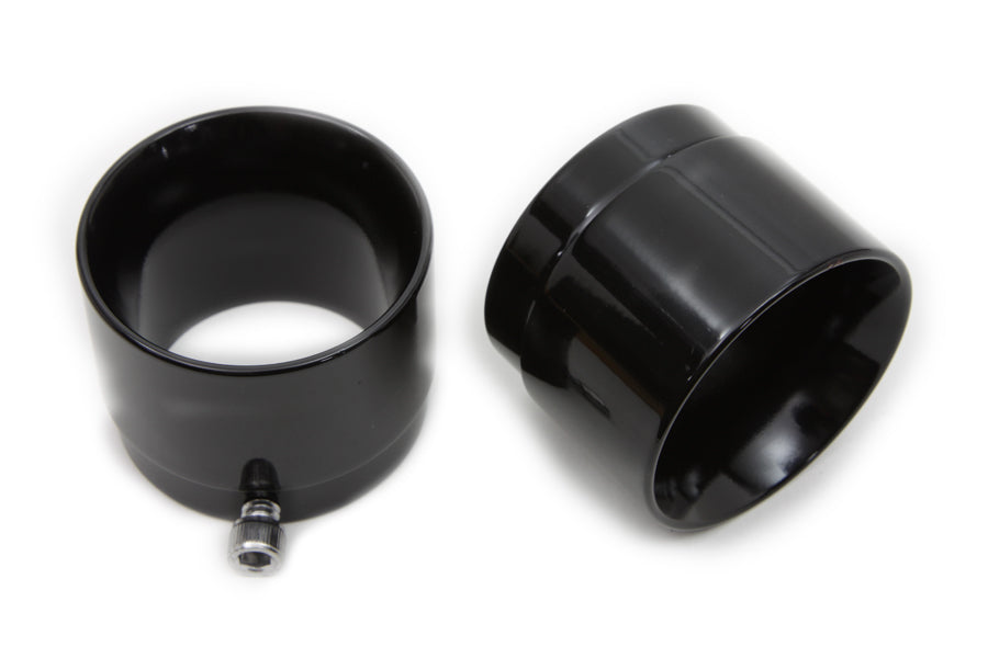 Black Tips for Straight Pipe Exhausts