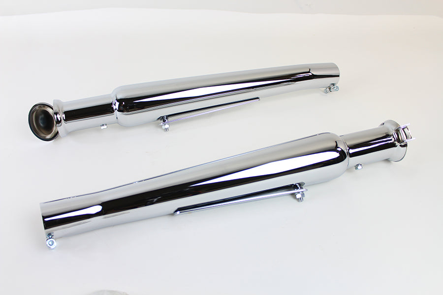 Chrome Megaphone Upsweep Muffler Set
