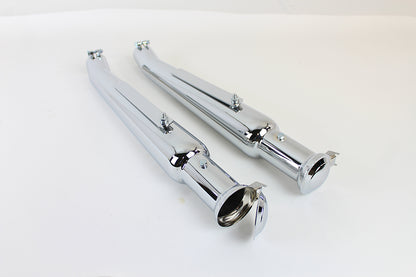 Chrome Megaphone Upsweep Muffler Set