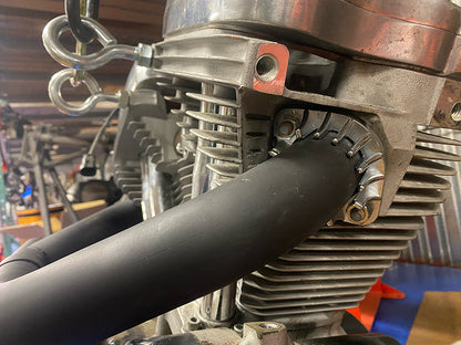 Finned Exhaust Port Flange Kit