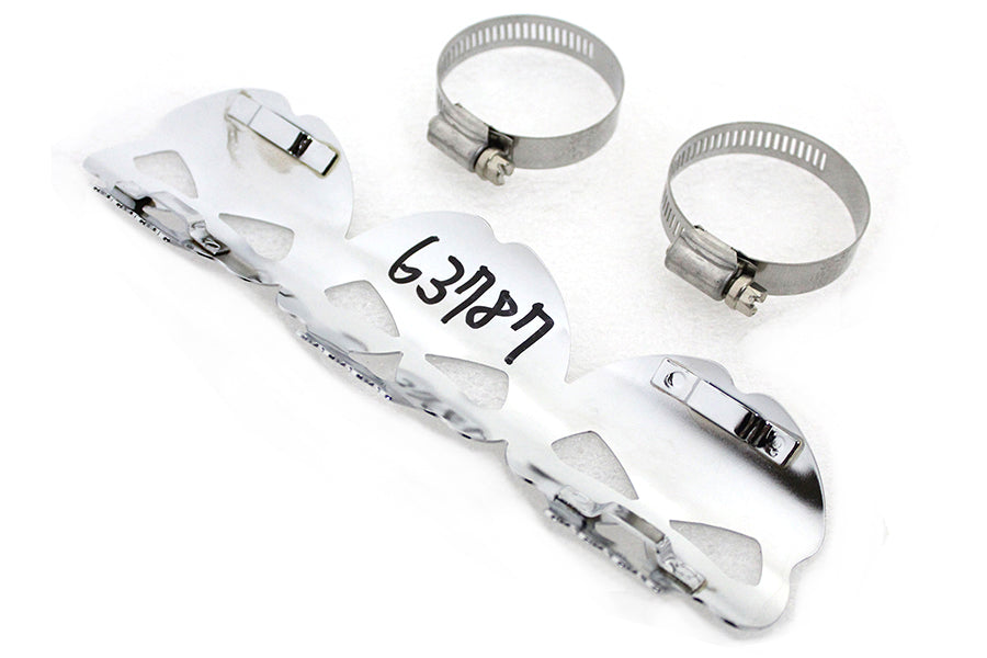 Chrome Skull Heat Shield
