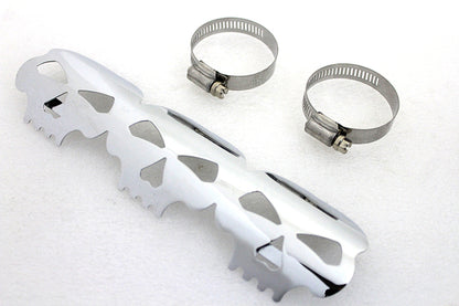 Chrome Skull Heat Shield