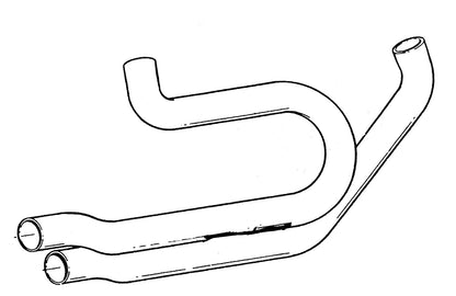 Alphabet XL Exhaust Header Set Chrome