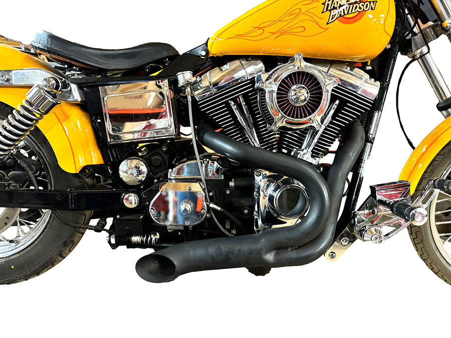 Black Wyatt Gatling 2 into 1 Exhaust Pipe Header Kit