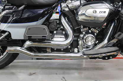 M8 True Dual Header Set Chrome