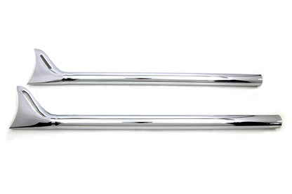 36 Straight Fishtail Extension Set Chrome