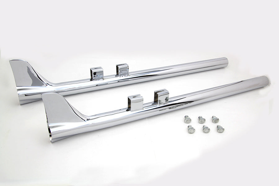 36 Bronx Straight Tail Set Chrome