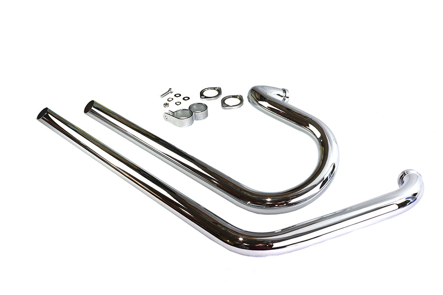 Side By Side Drag Pipe Set Chrome