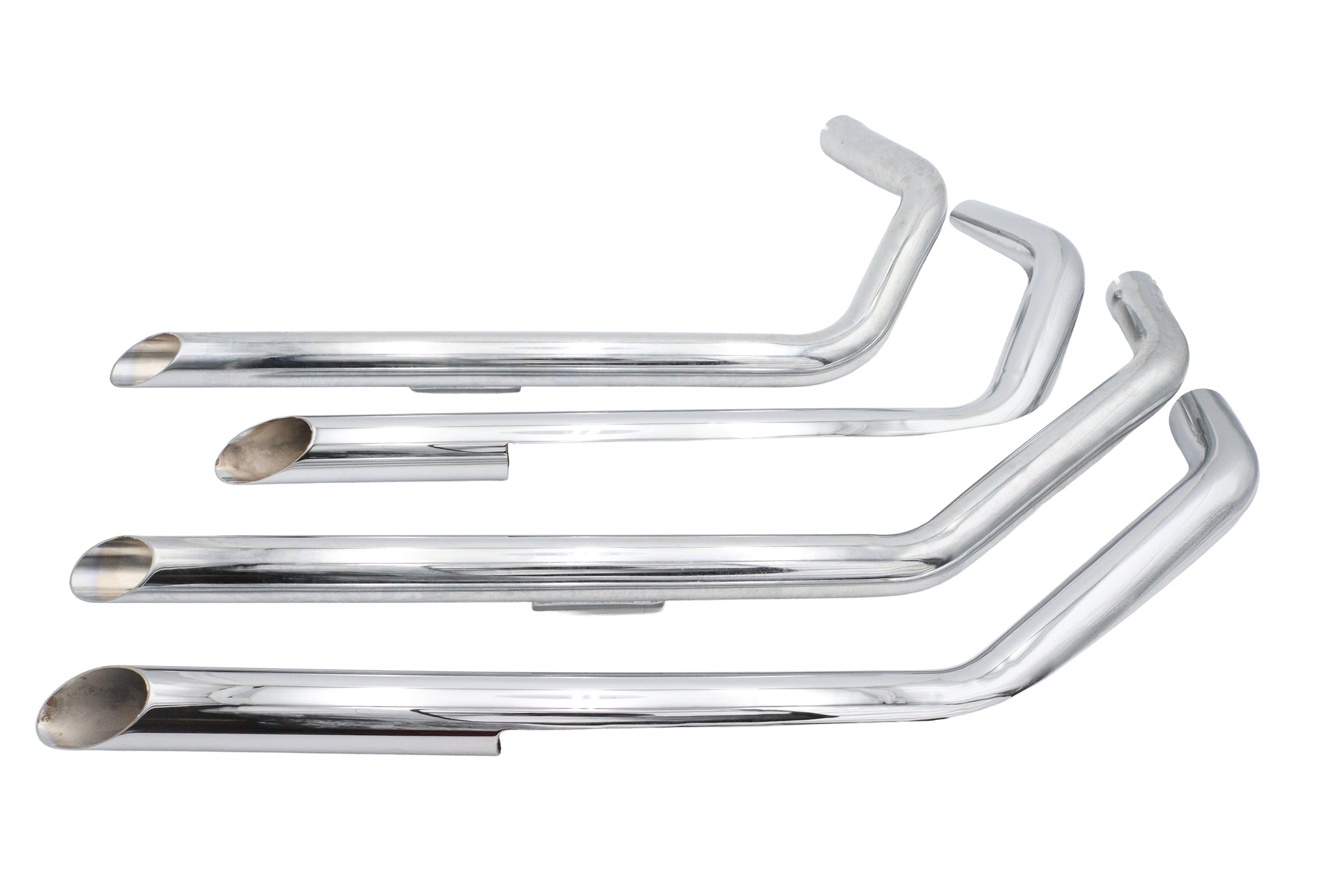 MCM Illusion Drag Pipe Set Chrome