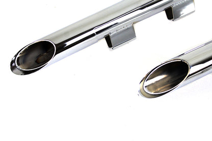 MCM Illusion Drag Pipe Set Chrome