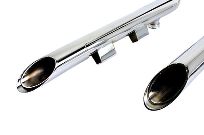 MCM Illusion Drag Pipe Set Chrome