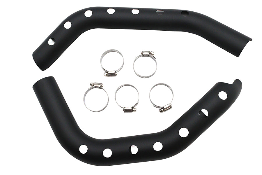 Drag Exhaust Pipe Heat Shield Set