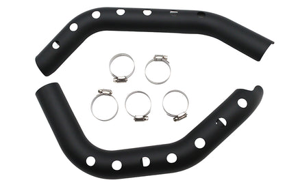 Drag Exhaust Pipe Heat Shield Set