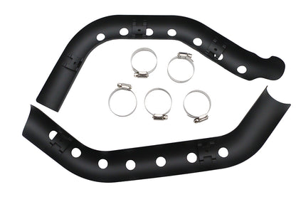 Drag Exhaust Pipe Heat Shield Set