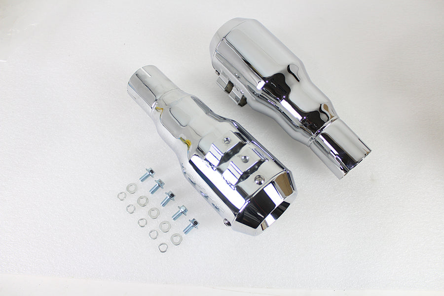 Grenade Muffler Set Chrome