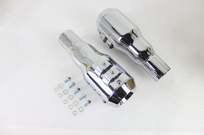 Grenade Muffler Set Chrome