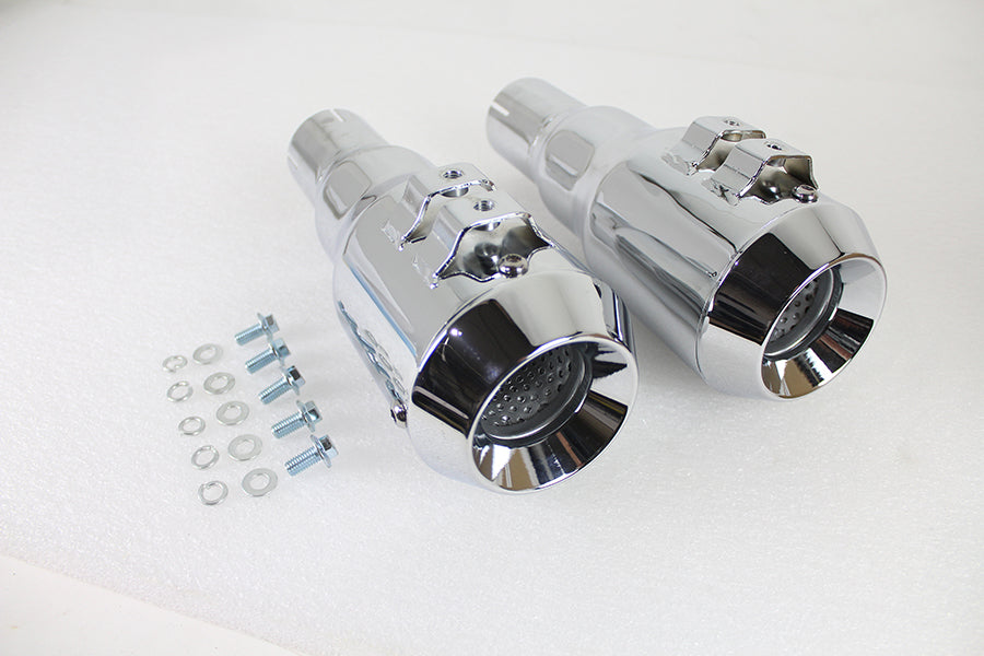 Grenade Muffler Set Chrome