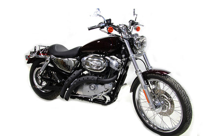 Black Drag Pipe Set With Heat Shields