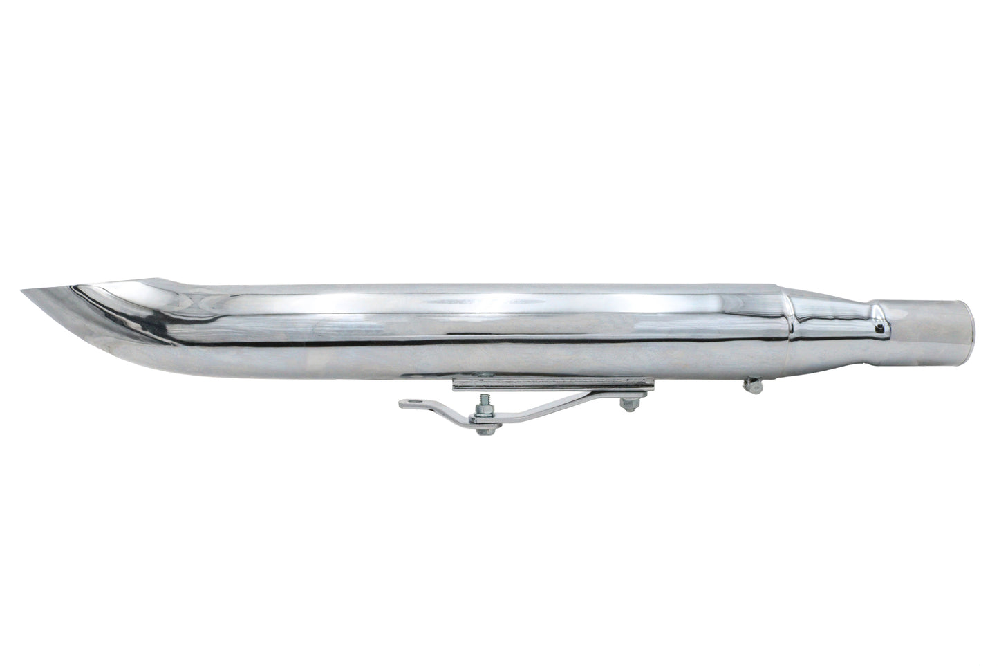 24 Collector Turn Out Exhaust Tip Chrome