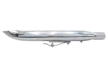 24 Collector Turn Out Exhaust Tip Chrome