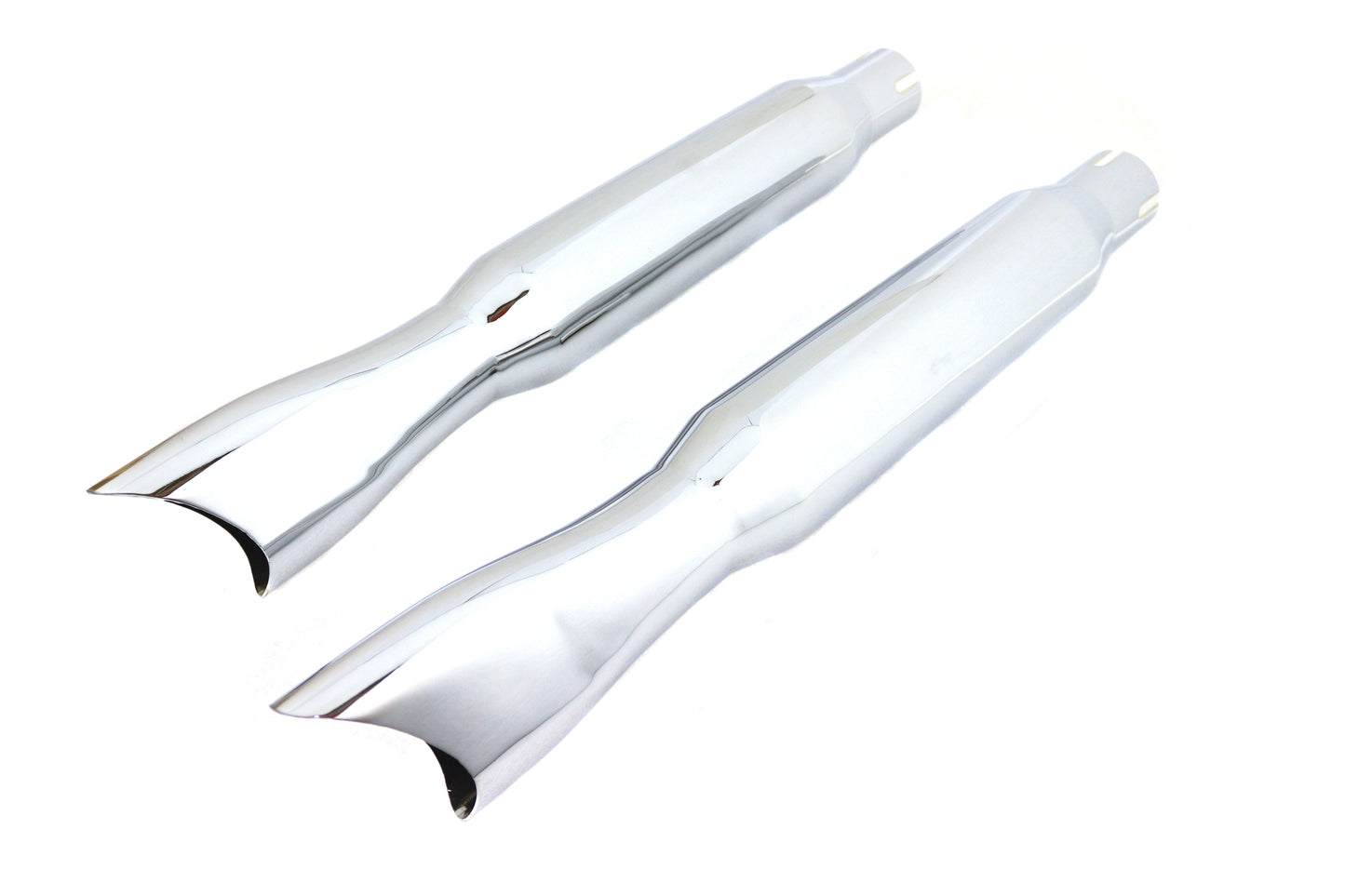 Mini Fishtail Muffler Set Chrome