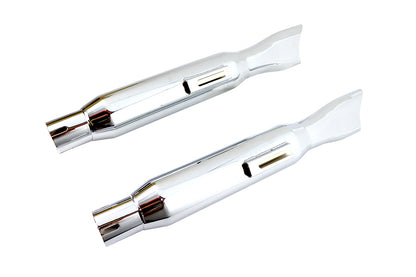 Mini Fishtail Muffler Set Chrome